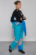 Купить Горнолыжный комбинезон женский зимний синего цвета 2320S, фото 19