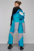 Купить Горнолыжный комбинезон женский зимний синего цвета 2320S, фото 21