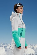Купить Горнолыжный комбинезон женский зимний зеленого цвета 2320Z, фото 2