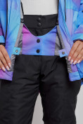 Купить Горнолыжная куртка женская зимняя фиолетового цвета 2321F, фото 7