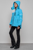 Купить Горнолыжная куртка женская зимняя голубого цвета 2321Gl, фото 18