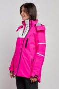 Купить Горнолыжная куртка женская зимняя розового цвета 2321R, фото 2
