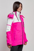 Купить Горнолыжная куртка женская зимняя розового цвета 2321R, фото 3