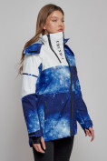 Купить Горнолыжная куртка женская зимняя синего цвета 2321S, фото 3