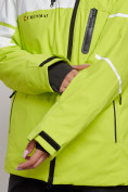 Купить Горнолыжная куртка женская зимняя салатового цвета 2321Sl, фото 5