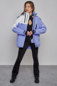 Купить Горнолыжная куртка женская зимняя сиреневого цвета 2321Sn, фото 10
