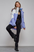 Купить Горнолыжная куртка женская зимняя сиреневого цвета 2321Sn, фото 11