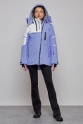 Купить Горнолыжная куртка женская зимняя сиреневого цвета 2321Sn, фото 17