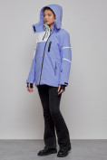 Купить Горнолыжная куртка женская зимняя сиреневого цвета 2321Sn, фото 18