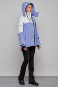 Купить Горнолыжная куртка женская зимняя сиреневого цвета 2321Sn, фото 19
