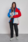Купить Горнолыжная куртка женская зимняя красного цвета 2322Kr, фото 8