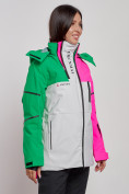 Купить Горнолыжная куртка женская зимняя розового цвета 2322R, фото 2