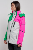 Купить Горнолыжная куртка женская зимняя розового цвета 2322R, фото 3