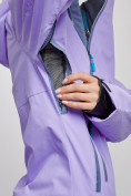 Купить Горнолыжный комбинезон женский зимний фиолетового цвета 2323F, фото 17