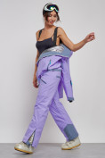 Купить Горнолыжный комбинезон женский зимний фиолетового цвета 2323F, фото 24