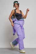 Купить Горнолыжный комбинезон женский зимний фиолетового цвета 2323F, фото 25
