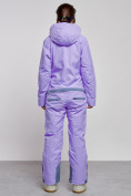 Купить Горнолыжный комбинезон женский зимний фиолетового цвета 2323F, фото 4
