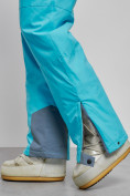 Купить Горнолыжный комбинезон женский зимний голубого цвета 2323Gl, фото 20