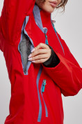 Купить Горнолыжный комбинезон женский зимний красного цвета 2323Kr, фото 17