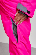 Купить Горнолыжный комбинезон женский зимний розового цвета 2323R, фото 15