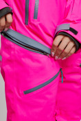 Купить Горнолыжный комбинезон женский зимний розового цвета 2323R, фото 16