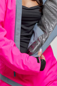 Купить Горнолыжный комбинезон женский зимний розового цвета 2323R, фото 17