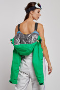 Купить Горнолыжный комбинезон женский зимний зеленого цвета 2326Z, фото 21