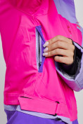 Купить Горнолыжный комбинезон женский зимний фиолетового цвета 2327F, фото 16