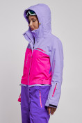 Купить Горнолыжный комбинезон женский зимний фиолетового цвета 2327F, фото 7