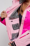 Купить Горнолыжный комбинезон женский зимний розового цвета 2327R, фото 19