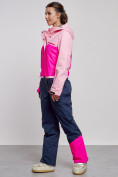 Купить Горнолыжный комбинезон женский зимний розового цвета 2327R, фото 2
