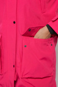 Купить Парка женская зимняя MTFORCE c капюшоном розового цвета 2329R, фото 10