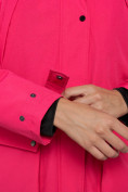 Купить Парка женская зимняя MTFORCE c капюшоном розового цвета 2329R, фото 11