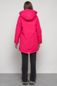 Купить Парка женская зимняя MTFORCE c капюшоном розового цвета 2329R, фото 4