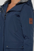 Купить Парка женская зимняя MTFORCE c капюшоном синего цвета 2329S, фото 11