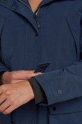 Купить Парка женская зимняя MTFORCE c капюшоном синего цвета 2329S, фото 14