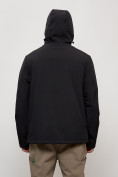Купить Куртка спортивная MTFORCE мужская с капюшоном черного цвета 2332Ch, фото 9