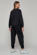 Купить Спортивный костюм женский трикотажный модный черного цвета 23330Ch, фото 4