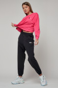 Купить Спортивный костюм женский трикотажный модный розового цвета 23330R, фото 8