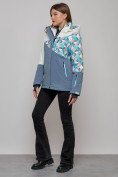 Купить Горнолыжная куртка женская зимняя белого цвета 2337Bl, фото 10