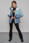 Купить Горнолыжная куртка женская зимняя белого цвета 2337Bl, фото 16