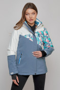 Купить Горнолыжная куртка женская зимняя белого цвета 2337Bl, фото 3