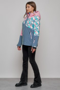 Купить Горнолыжная куртка женская зимняя розового цвета 2337R, фото 10