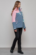 Купить Горнолыжная куртка женская зимняя розового цвета 2337R, фото 11