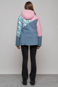 Купить Горнолыжная куртка женская зимняя розового цвета 2337R, фото 12