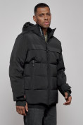 Купить Куртка мужская зимняя горнолыжная черного цвета 2356Ch, фото 10