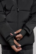 Купить Куртка мужская зимняя горнолыжная черного цвета 2356Ch, фото 14