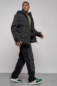 Купить Куртка мужская зимняя горнолыжная черного цвета 2356Ch, фото 20