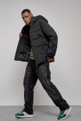 Купить Куртка мужская зимняя горнолыжная черного цвета 2356Ch, фото 21
