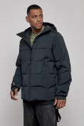 Купить Куртка мужская зимняя горнолыжная темно-синего цвета 2356TS, фото 7